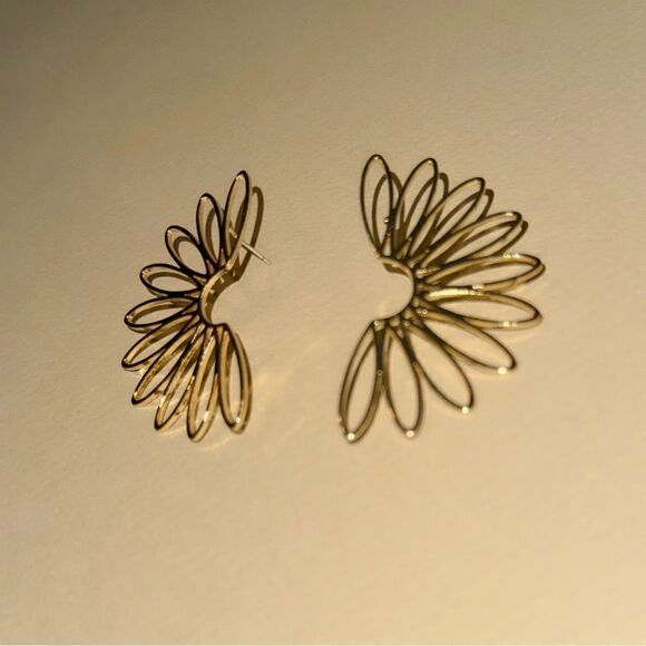 Flower earrings N862 - Picture 3 of 4